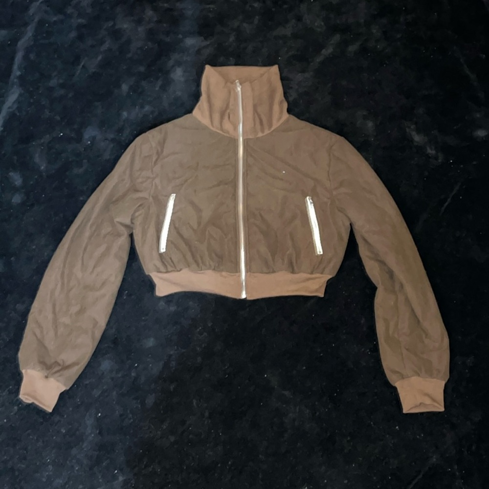 Brown Cider Cropped Jacket (Medium) - image 1